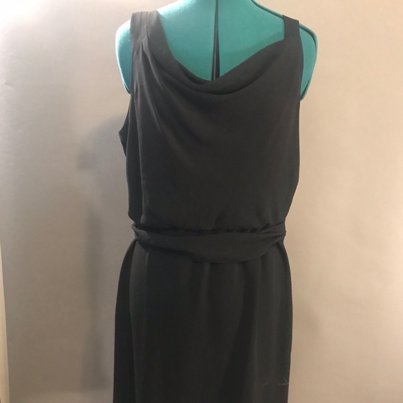 Theory Jaclyn Cocktail Dress Size 12 LBD Black - Picture 2 of 8